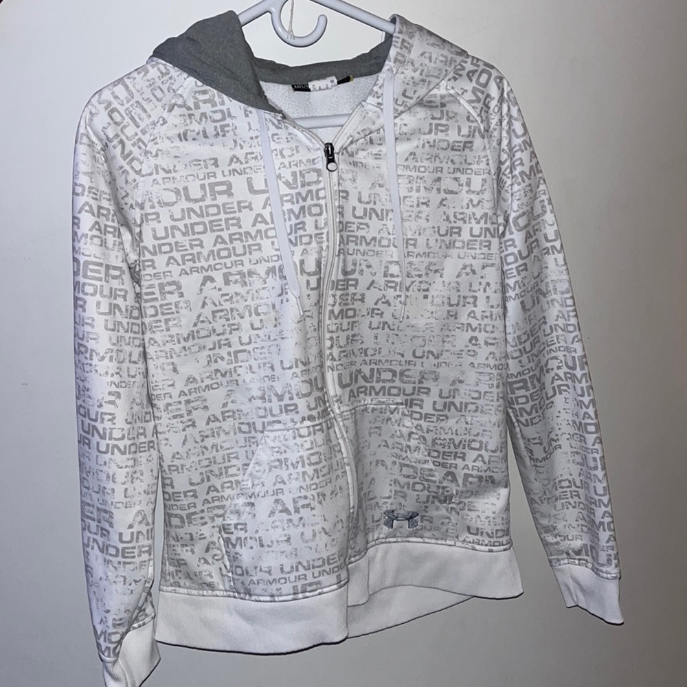 Under Armour white printed Sweatshirt